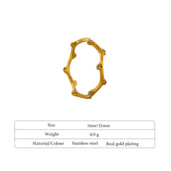 Sparkling Zirconia Engagement Ring with 18k Gold Plating | Elegant Round Design Jewelry – Euphoria Jewels Co