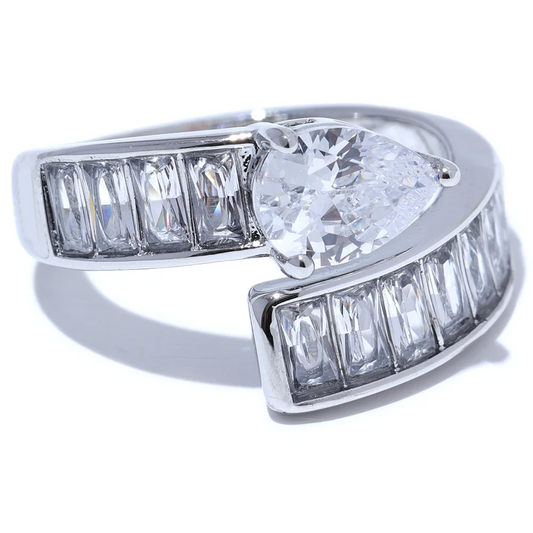 Luxurious Gold Ring with Colorful Zirconia Stones | Hypoallergenic Jewelry with 18K Gold Plating – Euphoria Jewels Co